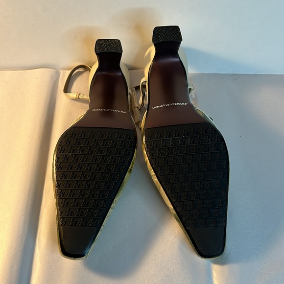 Monzo & Franco Ollie Tooled Leather Slingbacks - Picture 6 of 8